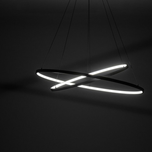 Люстра Nowodvorski 10864 Circolo LED 2x35W 4000K 1300Lm IP20 черная - фото 8