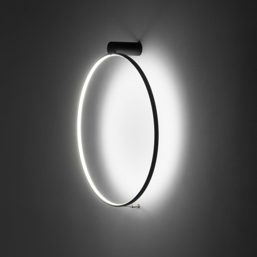 Люстра Nowodvorski 10865 Circolo LED M 1x21W 4000K 700Lm IP20 черная - фото 1