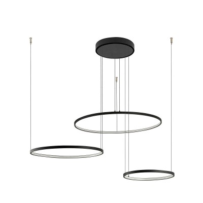Люстра Nowodvorski 10867 Circolo LED 3x45W 4000K 1800Lm IP20 чорна