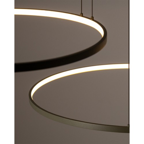 Люстра Nowodvorski 11398 Circolo LED 3x45W 3000K 1600Lm IP20 оливковая - фото 4