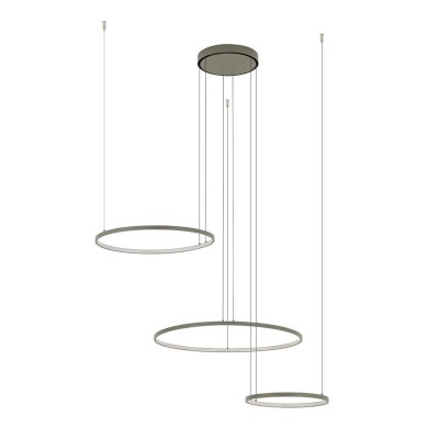 Люстра Nowodvorski 11398 Circolo LED 3x45W 3000K 1600Lm IP20 оливковая