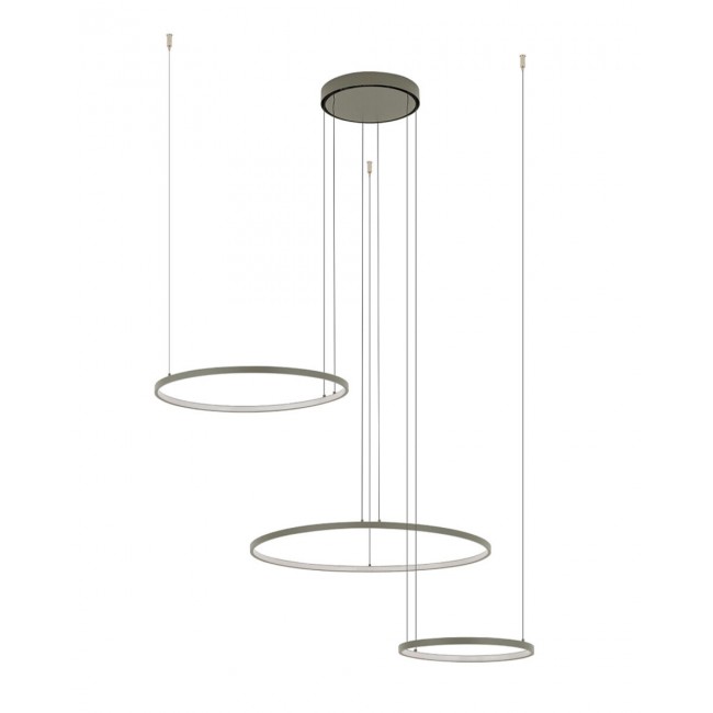 Люстра Nowodvorski 11398 Circolo LED 3x45W 3000K 1600Lm IP20 оливковая