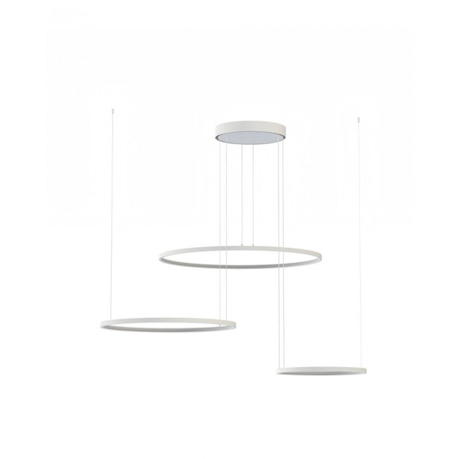 Люстра Nowodvorski 11602 Circolo LED 3x45W 3000K 1600Lm IP20 белая