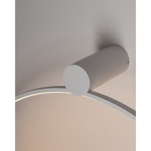 Люстра Nowodvorski 11603 Circolo LED M 1x21W 3000K 660Lm IP20 белая - фото 5