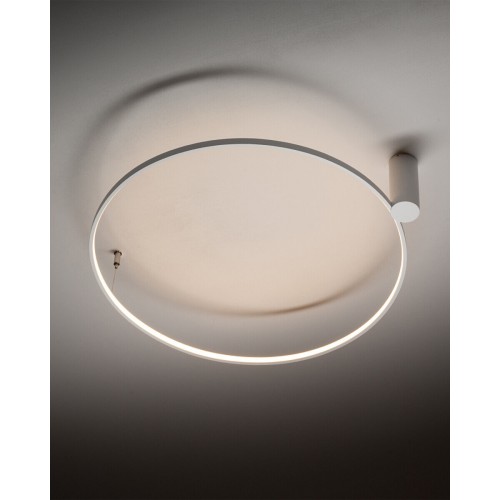 Люстра Nowodvorski 11603 Circolo LED M 1x21W 3000K 660Lm IP20 белая - фото 1