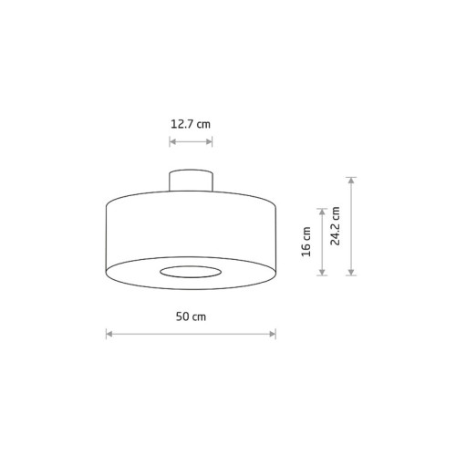 Люстра Nowodvorski 11651 Santana M E27 1x25W IP20 бежевая - фото 2
