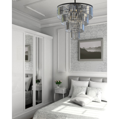 Люстра Nowodvorski 7614 Cristal L E14 12x25W IP20 чорна - фото 2 | СТС Люстра Nowodvorski 7614 Cristal L E14 12x25W IP20 чорна - фото 2