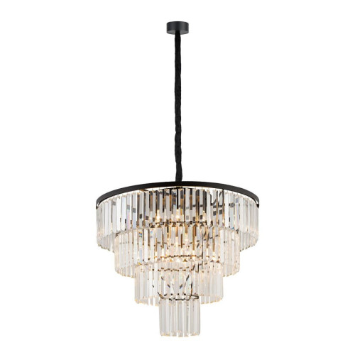 Люстра Nowodvorski 7614 Cristal L E14 12x25W IP20 чорна - фото 3 | СТС Люстра Nowodvorski 7614 Cristal L E14 12x25W IP20 чорна - фото 3