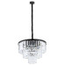 Люстра Nowodvorski 7616 Cristal M E14 9x25W IP20 чорна
