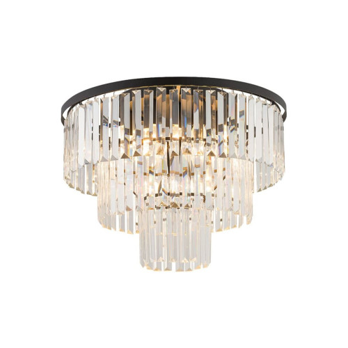 Люстра Nowodvorski 7627 Cristal M E14 9x25W IP20 чорна - фото 2