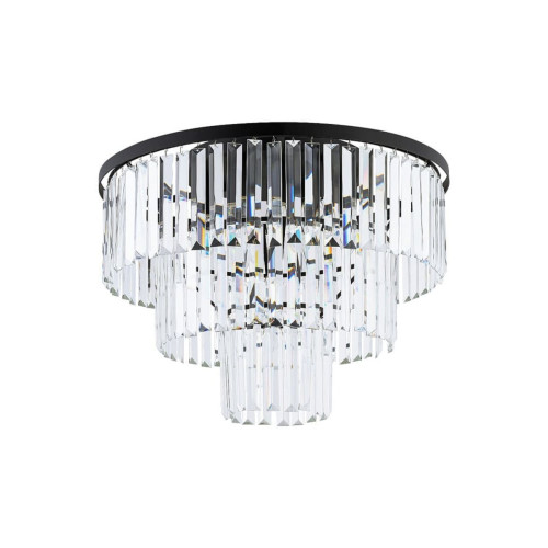 Люстра Nowodvorski 7627 Cristal M E14 9x25W IP20 чорна - фото 1