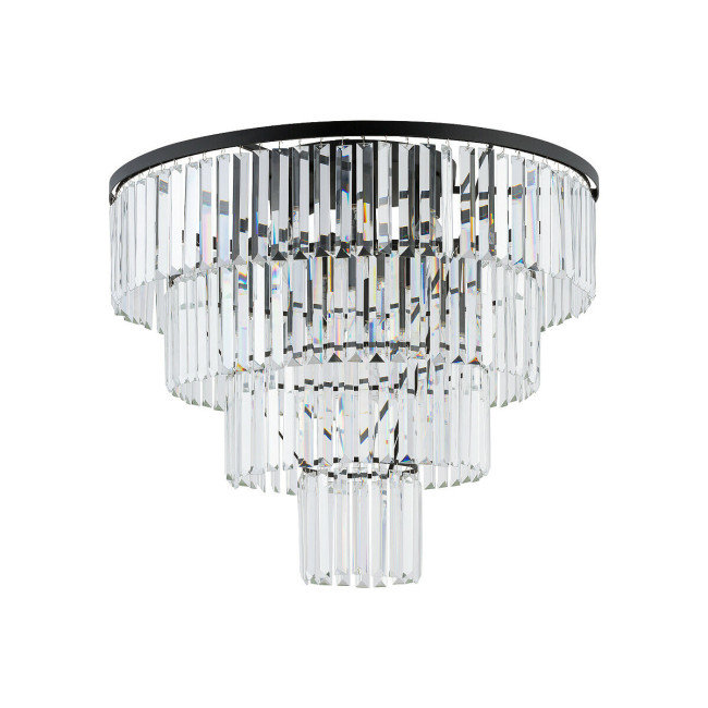 Люстра Nowodvorski 7630 Cristal L Е14 12x25W IP20 чорна Люстра Nowodvorski 7630 Cristal L Е14 12x25W IP20 чорна