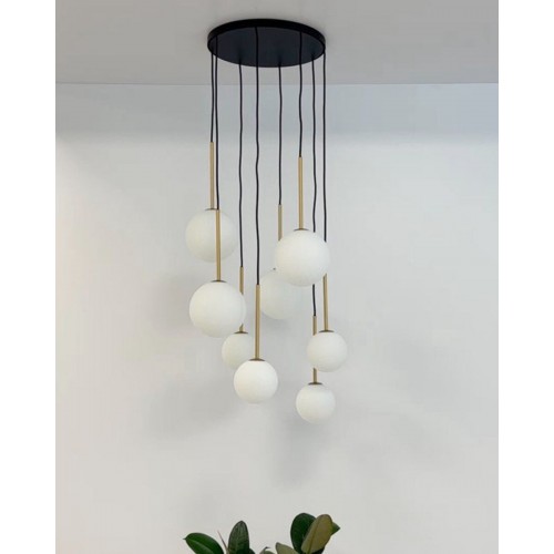 Люстра Nowodvorski 10934 Karo G9 8x12W IP20 чорна - фото 2