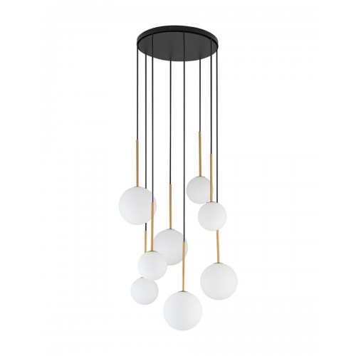 Люстра Nowodvorski 10934 Karo G9 8x12W IP20 чорна - фото 1