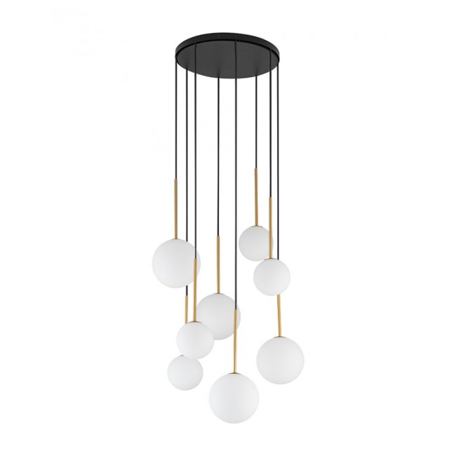 Люстра Nowodvorski 10934 Karo G9 8x12W IP20 черная Люстра Nowodvorski 10934 Karo G9 8x12W IP20 черная