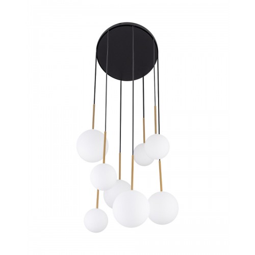 Люстра Nowodvorski 10934 Karo G9 8x12W IP20 чорна - фото 6