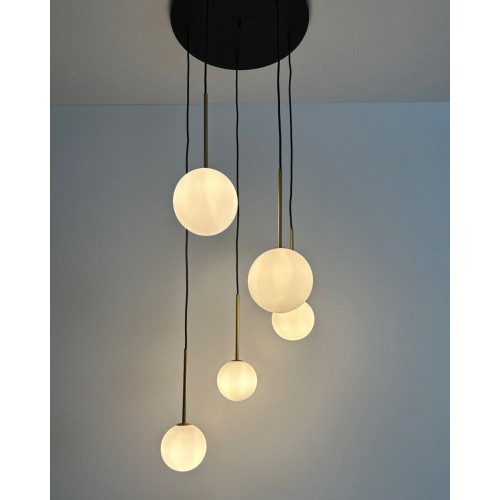 Підвісний світильник, люстра Nowodvorski 10303 Karo V G9 5x12W IP20 чорний - фото 2