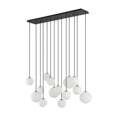 Подвесной светильник, люстра Nowodvorski 11408 Snowball XIV G9 14x12W IP20 черный Подвесной светильник, люстра Nowodvorski 11408 Snowball XIV G9 14x12W IP20 черный