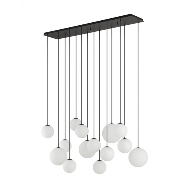 Подвесной светильник, люстра Nowodvorski 11408 Snowball XIV G9 14x12W IP20 черный Подвесной светильник, люстра Nowodvorski 11408 Snowball XIV G9 14x12W IP20 черный