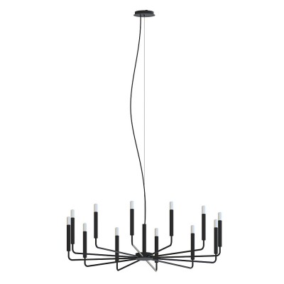 Підвісний світильник, люстра Nowodvorski 11464 Orto XII B E14 12x10W IP20 чорний Підвісний світильник, люстра Nowodvorski 11464 Orto XII B E14 12x10W IP20 чорний