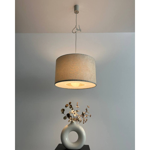 Підвісний світильник, люстра Nowodvorski 11664 Cedro S E27 1x15W IP20 світло-сірий - фото 9