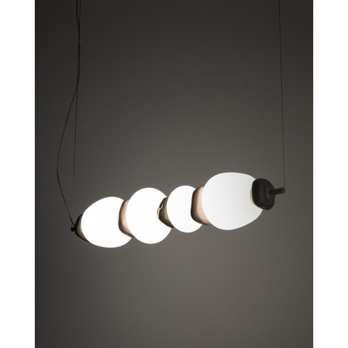 Підвісний світильник, люстра Nowodvorski 11700 Ceramic Horizontal LED 1x22W 3000K 1750Lm IP20 білий - фото 2