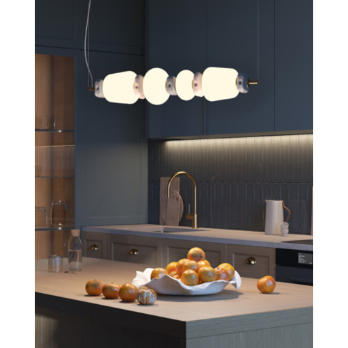 Підвісний світильник, люстра Nowodvorski 11700 Ceramic Horizontal LED 1x22W 3000K 1750Lm IP20 білий - фото 3