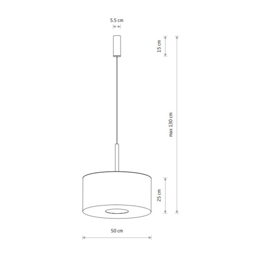 Подвесной светильник, люстра Nowodvorski 11665 Cedro M E27 1x25W IP20 светло-серый - фото 2