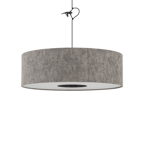 Підвісний світильник, люстра Nowodvorski 11675 Lago L E27 1x25W IP20 сірий - фото 5