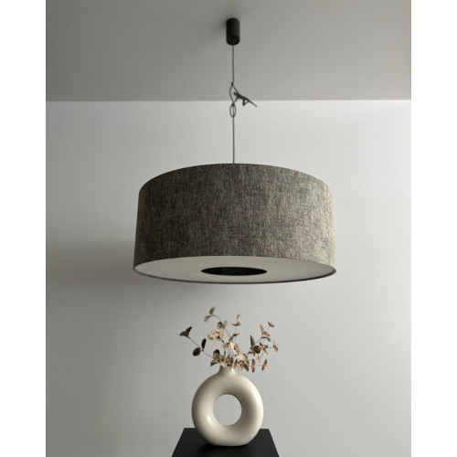 Підвісний світильник, люстра Nowodvorski 11675 Lago L E27 1x25W IP20 сірий - фото 2