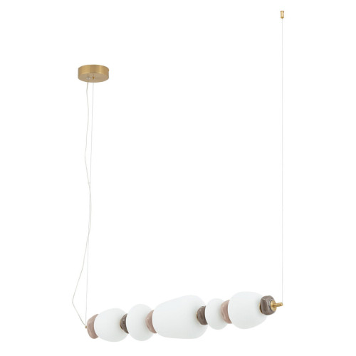 Подвесной светильник, люстра Nowodvorski 11699 Ceramic Horizontal LED 1x26W 3000K 2000Lm IP20 белый - фото 1