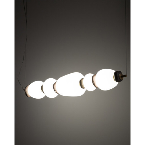 Подвесной светильник, люстра Nowodvorski 11699 Ceramic Horizontal LED 1x26W 3000K 2000Lm IP20 белый - фото 2