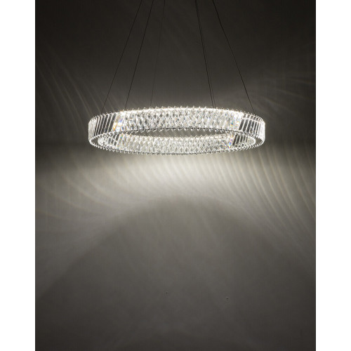Підвісний світильник, люстра Nowodvorski 11705 Luxora Round LED 1x30W 3000K 2700Lm IP20 хром - фото 9