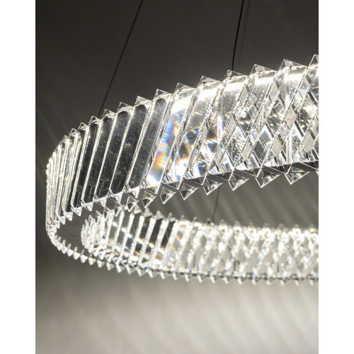 Підвісний світильник, люстра Nowodvorski 11705 Luxora Round LED 1x30W 3000K 2700Lm IP20 хром - фото 8