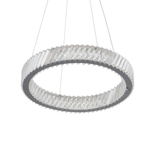 Підвісний світильник, люстра Nowodvorski 11705 Luxora Round LED 1x30W 3000K 2700Lm IP20 хром - фото 4
