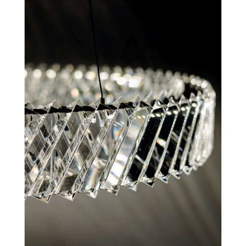 Підвісний світильник, люстра Nowodvorski 11707 Luxora Oval LED 1x40W 3000K 3600Lm IP20 хром - фото 4