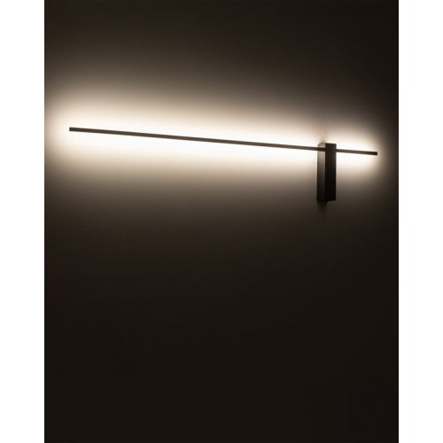 Бра, настінний світильник Nowodvorski 10313 Motive LED L 1x16W 3000K 540Lm IP20 чорний - фото 3