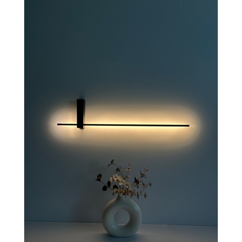 Бра, настінний світильник Nowodvorski 10311 Motive LED M 1x11W 3000K 380Lm IP20 чорний - фото 1