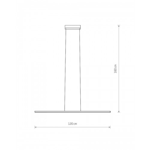 Подвесной светильник, люстра Nowodvorski 10363 Bar LED S 1x27W 3000K 1200Lm IP20 черный - фото 8