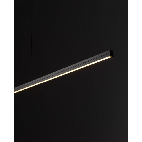 Подвесной светильник, люстра Nowodvorski 10363 Bar LED S 1x27W 3000K 1200Lm IP20 черный - фото 2