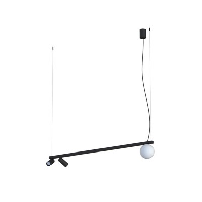 Підвісний світильник, люстра Nowodvorski 11447 Fourty III GU10+G9 3x10W IP20 чорний Підвісний світильник, люстра Nowodvorski 11447 Fourty III GU10+G9 3x10W IP20 чорний