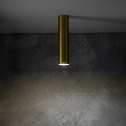 Точковий світильник Nowodvorski 10882 Fourty S GU10 1x10W IP20 латунний - фото 1