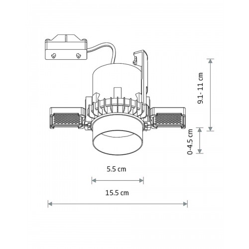 Точковий світильник Nowodvorski 10805 Mono Slide Trimless GU10 1x10W IP20 золотий - фото 2 | СТС Точковий світильник Nowodvorski 10805 Mono Slide Trimless GU10 1x10W IP20 золотий - фото 2
