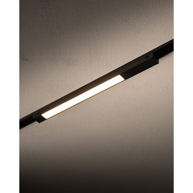 Магнітний трековий світильник Nowodvorski 11307 UT-LVM Line LED 1x12W 3000K 1000Lm IP20 чорний