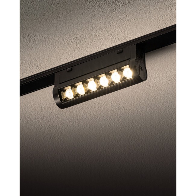 Магнітний трековий світильник Nowodvorski 11310 UT-LVM Focus Swing LED 1x6W 500Lm IP20 чорний