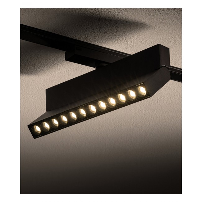 Магнитный трековый светильник Nowodvorski 11313 UT-LVM Focus Out LED 1x12W 3000K 1000Lm IP20 черный