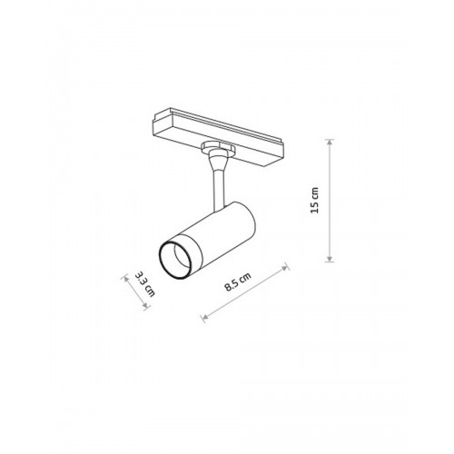 Магнитный трековый светильник Nowodvorski 11314 UT-LVM Spot LED 1x5W 3000K 450Lm IP20 черный - фото 7