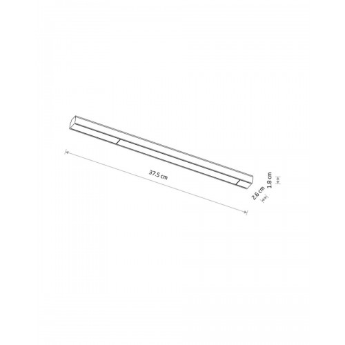 Магнитный трековый светильник Nowodvorski 11333 UT-LVM Line LED 1x12W 4000K 1000Lm IP20 черный - фото 5
