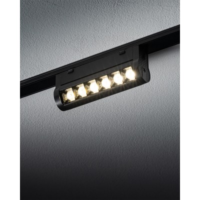 Магнитный трековый светильник Nowodvorski 11335 UT-LVM Focus Swing LED 1x6W 4000K 500Lm IP20 черный Магнитный трековый светильник Nowodvorski 11335 UT-LVM Focus Swing LED 1x6W 4000K 500Lm IP20 черный