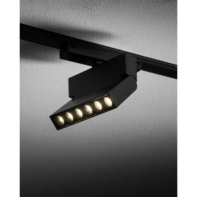 Магнітний трековий світильник Nowodvorski 11337 UT-LVM Focus Out LED 1x6W 4000K 500Lm IP20 чорний